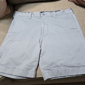 J. Crew Men's Light Gray Flat Front Shorts